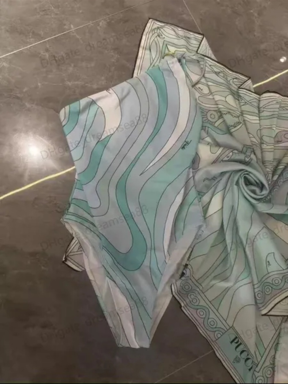 “Pucci” inspired swimsuit with sarong